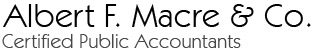 Albert F. Macre & Co. Certified Public Accountants